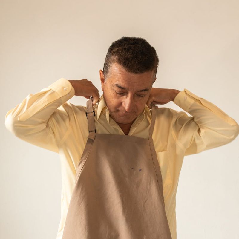 Man preparing his gear for a morning session